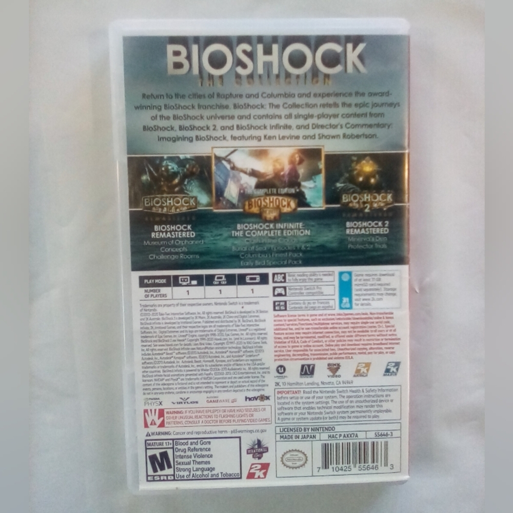 🎮Bioshock: The Collection Nintendo Switch Video Game🎮 - Picture 3 of 3